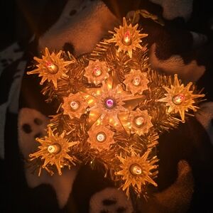 Vintage Gold Christmas Star